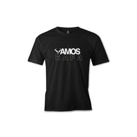 Lord T-Shirt ES-1056 Siyah Tenis Vamos Rafa Erkek T-shirt