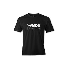 Lord T-Shirt ES-1056 Siyah Tenis Vamos Rafa Erkek T-shirt