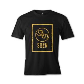 Lord T-Shirt ES-1104 Siyah Soen Logo 2 Erkek T-shirt