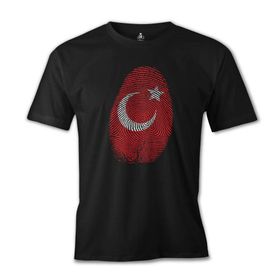 Lord T-Shirt ES-1154 Siyah Dna'mızda Var Ay Yıldız Erkek T-shirt