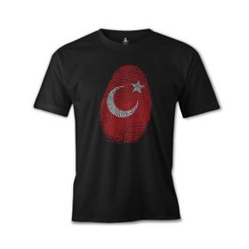 Lord T-Shirt ES-1154 Siyah Dna'mızda Var Ay Yıldız Erkek T-shirt