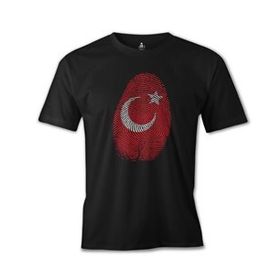 Lord T-Shirt ES-1154 Siyah Dna'mızda Var Ay Yıldız Erkek T-shirt