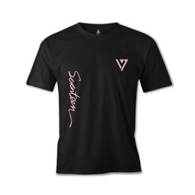 Lord T-Shirt ES-1168 Siyah Seventeen Logo Erkek T-shirt