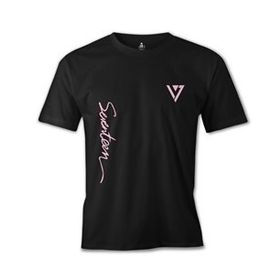 Lord T-Shirt ES-1168 Siyah Seventeen Logo Erkek T-shirt