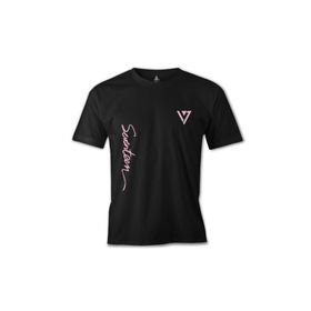 Lord T-Shirt ES-1168 Siyah Seventeen Logo Erkek T-shirt