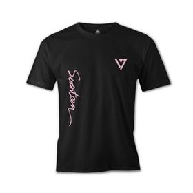 Lord T-Shirt ES-1168 Siyah Seventeen Logo Erkek T-shirt