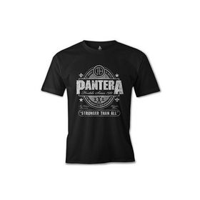 Lord T-Shirt ES-1182 Siyah Pantera Stronger Than All Erkek T-shirt