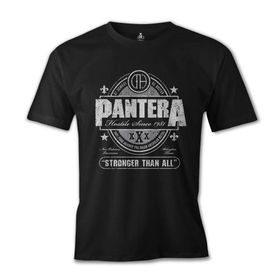 Lord T-Shirt ES-1182 Siyah Pantera Stronger Than All Erkek T-shirt