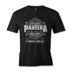 Lord T-Shirt ES-1182 Siyah Pantera Stronger Than All Erkek T-shirt