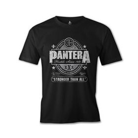 Lord T-Shirt ES-1182 Siyah Pantera Stronger Than All Erkek T-shirt
