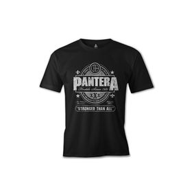 Lord T-Shirt ES-1182 Siyah Pantera Stronger Than All Erkek T-shirt