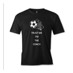Lord T-Shirt ES-1208 Siyah Trust Me I'm The Coach Erkek T-shirt