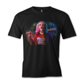 Lord T-Shirt ES-1242 Siyah Suicide Squad Daddy's Mons Erkek T-shirt