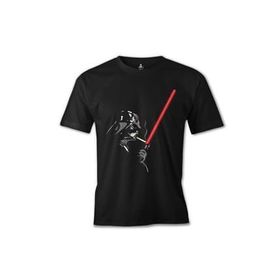 Lord T-Shirt ES-1256 Siyah Star Wars Lighter Erkek T-shirt