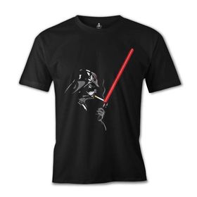 Lord T-Shirt ES-1256 Siyah Star Wars Lighter Erkek T-shirt