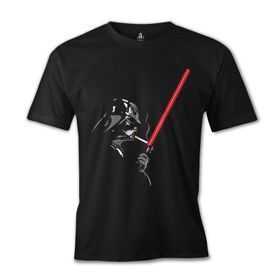 Lord T-Shirt ES-1256 Siyah Star Wars Lighter Erkek T-shirt