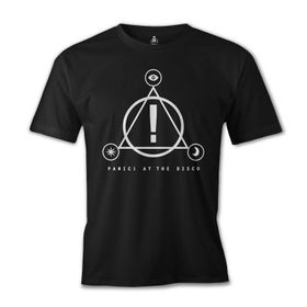 Lord T-Shirt ES-1266 Siyah Panic At The Disco! - Triangle Erkek T-shirt