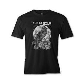 Lord T-Shirt ES-1269 Siyah Stone Sour Crow Erkek T-shirt
