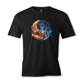 Lord T-Shirt ES-1276 Siyah Counter Strike Yin Erkek T-shirt
