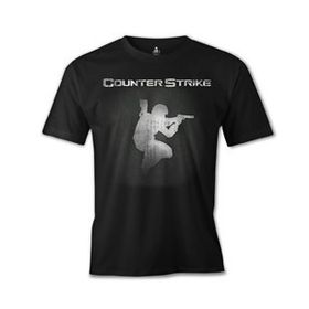 Lord T-Shirt ES-1276 Siyah Counter Strike Yin Erkek T-shirt