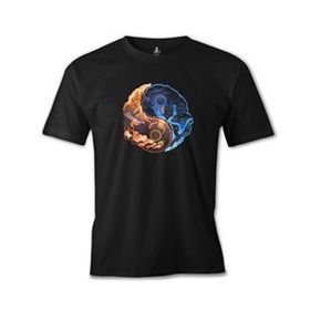 Lord T-Shirt ES-1276 Siyah Counter Strike Yin Erkek T-shirt