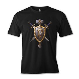 Lord T-Shirt ES-1278 Siyah World Of Warcraft Human Erkek T-shirt