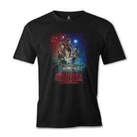 Lord T-Shirt ES-1284 Siyah Stranger Things Moonlight Erkek T-shirt