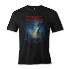 Lord T-Shirt ES-1285 Siyah Stranger Things Bicycle Erkek T-shirt