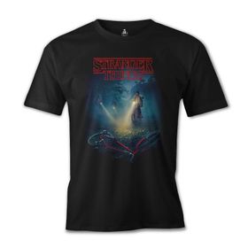 Lord T-Shirt ES-1285 Siyah Stranger Things Bicycle Erkek T-shirt