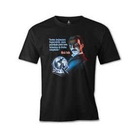Lord T-Shirt ES-1286 Siyah Tesla Impossible Erkek T-shirt