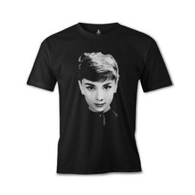 Lord T-Shirt ES-1293 Siyah Audrey Hepburn Erkek T-shirt