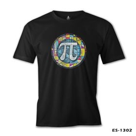 Lord T-Shirt ES-1302 Siyah Matematik Pi 5 Erkek T-shirt