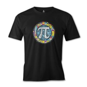 Lord T-Shirt ES-1302 Siyah Matematik Pi 5 Erkek T-shirt