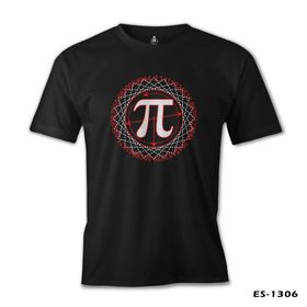 Lord T-Shirt ES-1306 Siyah Matematik Pi 9 Erkek T-shirt