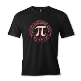 Lord T-Shirt ES-1306 Siyah Matematik Pi 9 Erkek T-shirt