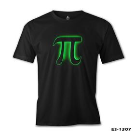 Lord T-Shirt ES-1307 Siyah Matematik Pi 10 Erkek T-shirt