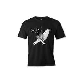 Lord T-Shirt ES-1312 Siyah Crows İn Tales Erkek T-shirt