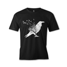 Lord T-Shirt ES-1312 Siyah Crows İn Tales Erkek T-shirt