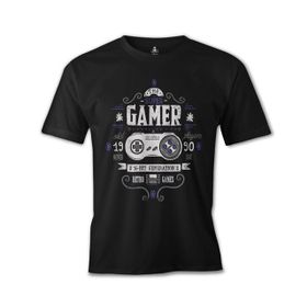 Lord T-Shirt ES-1317 Siyah Oyun 1990 Players Erkek T-shirt
