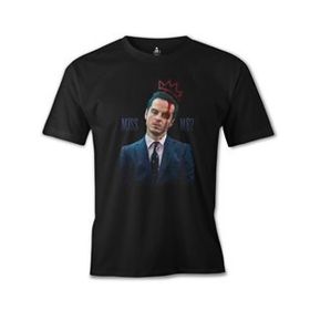 Lord T-Shirt ES-1319 Siyah Sherlock Holmes James Moriarty Erkek T-shirt