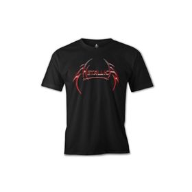 Lord T-Shirt ES-1332 Siyah Metallica All Metal Logo Erkek T-shirt