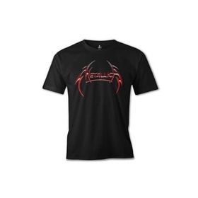 Lord T-Shirt ES-1332 Siyah Metallica All Metal Logo Erkek T-shirt