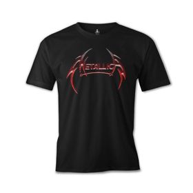 Lord T-Shirt ES-1332 Siyah Metallica All Metal Logo Erkek T-shirt