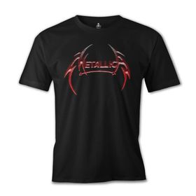Lord T-Shirt ES-1332 Siyah Metallica All Metal Logo Erkek T-shirt