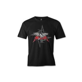 Lord T-Shirt ES-1333 Siyah Metallica Seek And Destroy Logo Erkek T-shirt