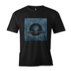 Lord T-Shirt ES-1345 Siyah Dark Oath When Fire Erkek T-shirt