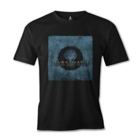 Lord T-Shirt ES-1345 Siyah Dark Oath When Fire Erkek T-shirt