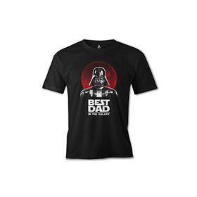 Lord T-Shirt ES-1356 Siyah Star Wars Best Dad Erkek T-shirt