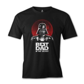 Lord T-Shirt ES-1356 Siyah Star Wars Best Dad Erkek T-shirt