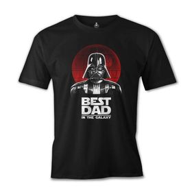Lord T-Shirt ES-1356 Siyah Star Wars Best Dad Erkek T-shirt